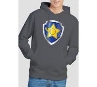 Paw Patrol Chase Badge Hoddie, Charcoal | Size: Large Paw Patrol Charcoal L