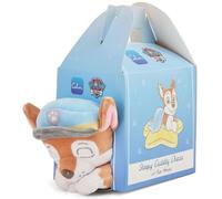 Paw Patrol Chase Calm Cuddly Plush Toy in Pup House - 18cm Sleepy Police Pup Character for Bedtime Calming & Snuggles - Hand-Washable Official Licensed Paw Patrol Soft Toys for Boys and Girls Aged 3+