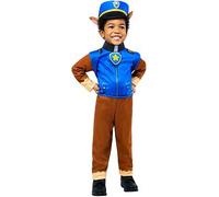 Rubies Official Paw Patrol Chase Toddler Costume, Kids Fancy Dress, Size Age 2-3 Years Halloween