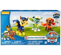 Paw Patrol Chase/ Rocky and Zuma Action Pack Pup Set