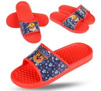 Paw Patrol Chase Rubble POOL SLIPPERS, garden, home flip-flops for a boy