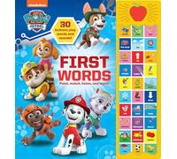 PAW Patrol Chase, Skye, Marshall, and More! First Words 30-Button Sound Book Great for Early Learning - PI Kids