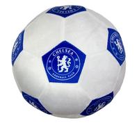 Chelsea FC Officially Licensed Soccer Ball Round Cushion, Super Soft White Football Crest Pillow, Perfect For Any Bedroom, on the Sofa 25 x 25cm