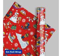 Paw Patrol Christmas Wrapping Paper 4m Roll