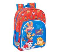 Paw Patrol Cool - Animated Children's School Backpack, Children's Backpack, Adaptable to Trolley, Ideal for School Children, Comfortable and Versatile, Quality and Resistance, 26 x 11 x 34 cm, Red