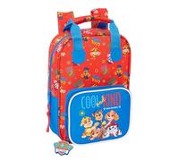Paw Patrol Cool - Children's Backpack, with Handles, Adaptable to Cart, Ideal for Children of Different Ages, Comfortable and Versatile, Quality and Resistance, 20 x 8 x 28 cm, Red/Blue, M, Casual