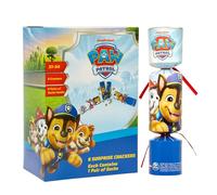 Paw Patrol Cracker Socks - 6 Crackers with Jokes & 6 Pairs Cotton Blend Ankle & Fluffy Non-Slip Socks, Funny Gifts for Women, Men, Birthday Present, Unique Designs, Christmas Crackers, Party Favours