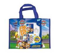 Paw Patrol Craft Set for Children with 200+ Stickers, 10 Pens & Bag from 3 | Creative set with 40 colouring pages, stencil and shopper bag for children aged 3 and over