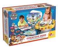 Lisciani - PAW PATROL - Creative Desk - Educational Game - Drawing, Colouring and Imagination Game - Stickers - For children aged 3 and up - Gift Idea