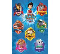 Paw Patrol Crest Poster Multi One Size