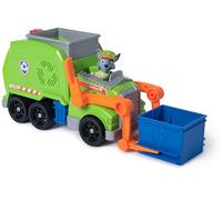 Paw Patrol: Crush ’N’ Roll Recycling Lorry with Rocky Action Figure & Transforming Compacted Recycling Vehicle, Kids’ Toys for Boys & Girls Aged 3 and up