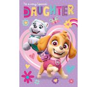 Danilo Promotions LTD Daughter Birthday Card, Paw Patrol Daughter Birthday Card, Daughter Birthday Card Paw Patrol, Happy Birthday Card Daughter,Multi,9 x 6