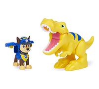 PAW PATROL 6059509 Dino Rescue Chase and Dinosaur Action Figure Set, for Kids Aged 3 and Up, Grey