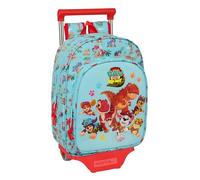 Safta Paw Patrol Dino Rescue 10l Wheeled Backpack Blue Kids