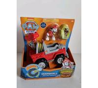 PAW Patrol , Dino Rescue Marshall’s Deluxe Rev Up Vehicle with Mystery Dinosaur Figure