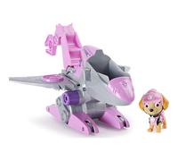 PAW Patrol , Dino Rescue Skye’s Deluxe Rev Up Vehicle with Mystery Dinosaur Figure