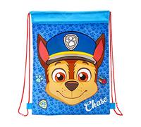 Paw Patrol Drawstring Bag for Kids - Adjustable PE Kit Gym, School, Swim & Travel Backpack, Lightweight & Waterproof Kids PE Bags, Multicolour Easy to Adjust Bag for Boys & Girls