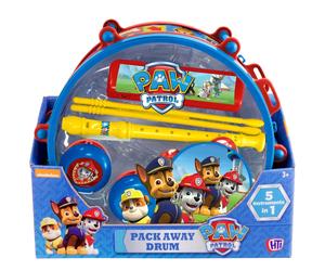 Paw Patrol Drum Set Pack Away Kids Musical Instrument Toy UK