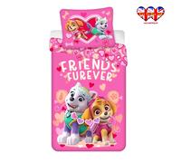 Paw Patrol Duvet Cover & Pillow case ,Baby Toddler/Cot Bedding Set, 100%cotton
