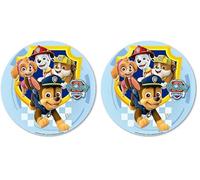 Paw Patrol Edible Image Cake Topper Gluten 20cm (Pack of 2)