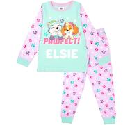 Paw Patrol Everest and Skye Personalised Pyjama for Girls Long Sleeve Winter PJ Soft and Comfortable Gift for Girls PJ Set Age 3/4 - Purple