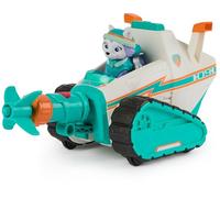 Paw Patrol Everest Deluxe Snowmobile, with Projectile Launcher, Snowboard and Collectible Action Figures, Kids’ Toys for Boys & Girls Ages 3+