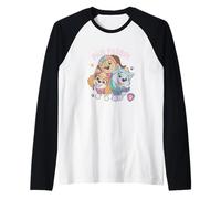 Paw Patrol Everest Skye Liberty Trio Heart Paw Print Raglan Baseball Tee