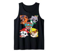 Paw Patrol Faces in Four Corners Tank Top