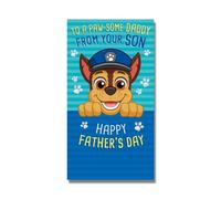 Paw Patrol Father's Day Card Daddy from Son, Fathers Day Cards to Daddy