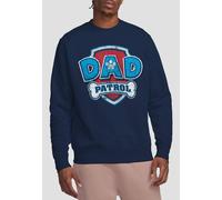 Paw Patrol Father's Day Dad Patrol Unisex Crew Sweatshirt, Navy Navy M
