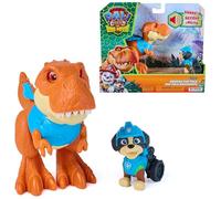 Paw Patrol Figure Roaring Pup Pals Rex I | Sound Duo: T-Rex 12 cm Roaring, Moving Mouth & Eyes - Articulated Rex Figure 2 cm - From 3 Years Old - Interactive Toy