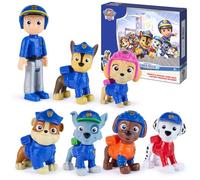 Paw Patrol Figure SearchAndRscue TeamPack | 7 Articulated Collectible Action Figures, Ryder & 6 Hero Pups, Authentic Uniform Details, Kids Toys for Boys & Girls Ages 3+