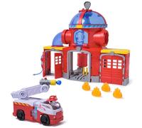 Paw Patrol Fire Rescue Command Center with Marshall Figure, Rescue Fire Truck, Lights, Launcher and Sound Fx, Kids Toys for Boys & Girls Ages 3 and Up