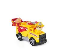PAW Patrol Fire Rescue: Rubble Rescue Fire Dump Truck with Action Figure, Projectiles, and Toy Truck, Kids Toys for Boys & Girls Ages 3 and Up