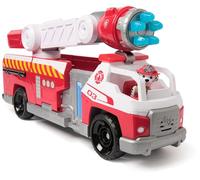 PAW Patrol Fire Rescue: Rapid Reload Fire Truck with Marshall Figure, Quick-Fire Launcher, Lights and Sounds, Kids Toys for Boys and Girls Ages 3 and Up