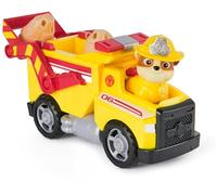 PAW Patrol Fire Rescue: Rubble Rescue Fire Dump Truck with Action Figure, Projectiles, and Toy Truck, Kids Toys for Boys & Girls Ages 3 and Up