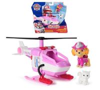 PAW Patrol Fire Rescue: Skye Rescue Fire Chopper with Action Figure, Kitty Friend & Toy Helicopter, Kids Toys for Boys & Girls Ages 3 and Up