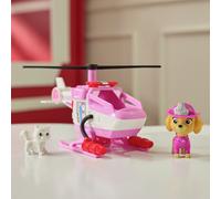 PAW Patrol Fire Rescue: Skye Rescue Fire Chopper with Action Figure, Kitty Friend & Toy Helicopter, Kids Toys for Boys & Girls Ages 3 and Up