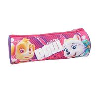 Paw Patrol Girls Barrel Pencil Case for Girls Super Big Women Zipper Smoothy Pen Holder Stationery Organizer Durable School Office Clear File Bags Mesh Pencil Pouch Summer Kids | 22cm