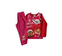 Paw Patrol Girls Christmas Festive Pyjamas Nightwear Pyjama Set Red (UK, Age, 2 Years, 3 Years, Regular, Red)