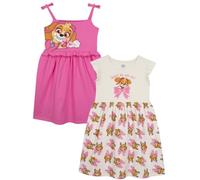 Paw Patrol Girls Dresses, 2 Pack Skye Girls Dress, Multicoloured 4-5 Years