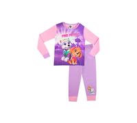 Paw Patrol Girl's Everest & Skye Pyjamas in Purple | Size: 4-5 Years Paw Patrol Purple 4-5 Years