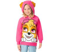 Paw Patrol Kids Hoodie | Boys Girls Chase Marshall Skye Everest OR Rubble Sweater Options | Yellow Navy Red Pink Blue Jumpers 3D Ears | Nickelodeon Merchandise