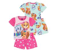 Paw Patrol Girl's Kids Short Sleeve Short Leg Pyjama Set (Girls Multicoloured) | Size: 5-6 Years Paw Patrol Multicolor 5-6 Years