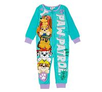 Paw Patrol Girls Onesie in Blue | Kids All in One Sleepsuit | Liberty, Skye, Chase, Marshall, Rubble All Over Print PJs | Cosy Nightwear Pyjama Bodysuit | Pajama Loungewear Gift for Children
