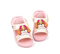 Paw Patrol Girls Sandals | Pink Sliders with Supportive Strap For Kids | Skye The Helicopter Rescue Pup Summer Shoes | Fun Rubber Slip-on Footwear Merchandise Gift for Children and Toddlers