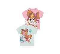 Paw Patrol Girl's Skye, Liberty & Everest 2 Pack T-Shirts in Pink | Size: 18-24 m Paw Patrol Pink 18-24 m