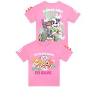 Paw Patrol Girls Tshirt, Skye & Marshall Short Sleeve Top, Pink 5-6 Years