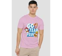 Paw Patrol Go Team Paw T Shirt, Pink Paw Patrol Pink L