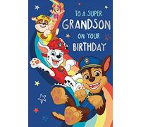 Paw Patrol Grandson Birthday Card